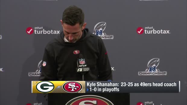San Francisco 49ers head coach Kyle Shanahan previews rematch with the Green Bay Packers in the NFC Championship Game San Francisco 49ers head coach Kyle Shanahan previews rematch with the Green Bay Packers in the NFC Championship Game