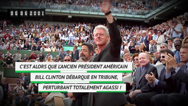  : Il y a 19 ans - André Agassi victime de... Bill Clinton !