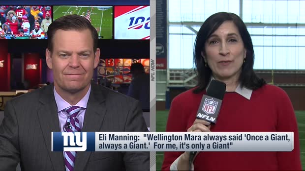 NFL Network's Judy Battista: Quarterback Eli Manning will enter New York Giants Ring of Honor 'as soon as he can' NFL Network's Judy Battista: Quarterback Eli Manning will enter New York Giants Ring of Honor 'as soon as he can'