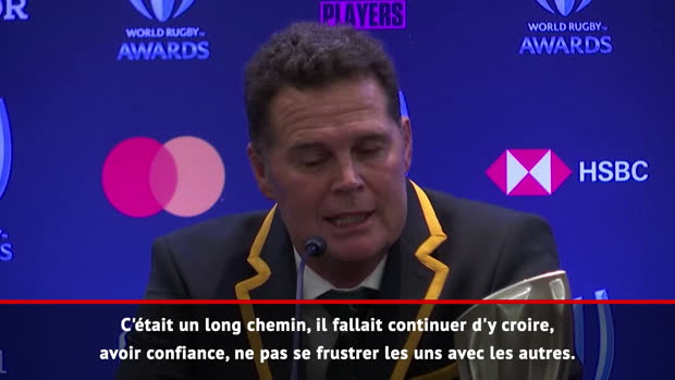 World Rugby : World Rugby - Erasmus, lu coach de l'anne - 'Le pays est pass avant les egos'