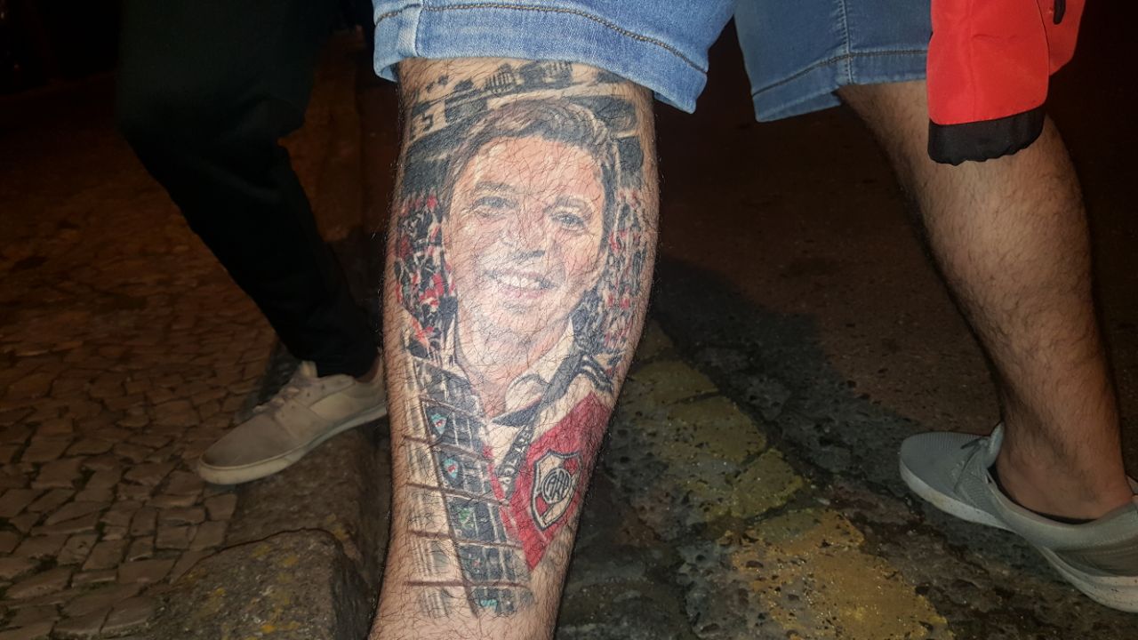Tatuaje River Plate Gallardo Copa CONMEBOL Libertadores Recopa