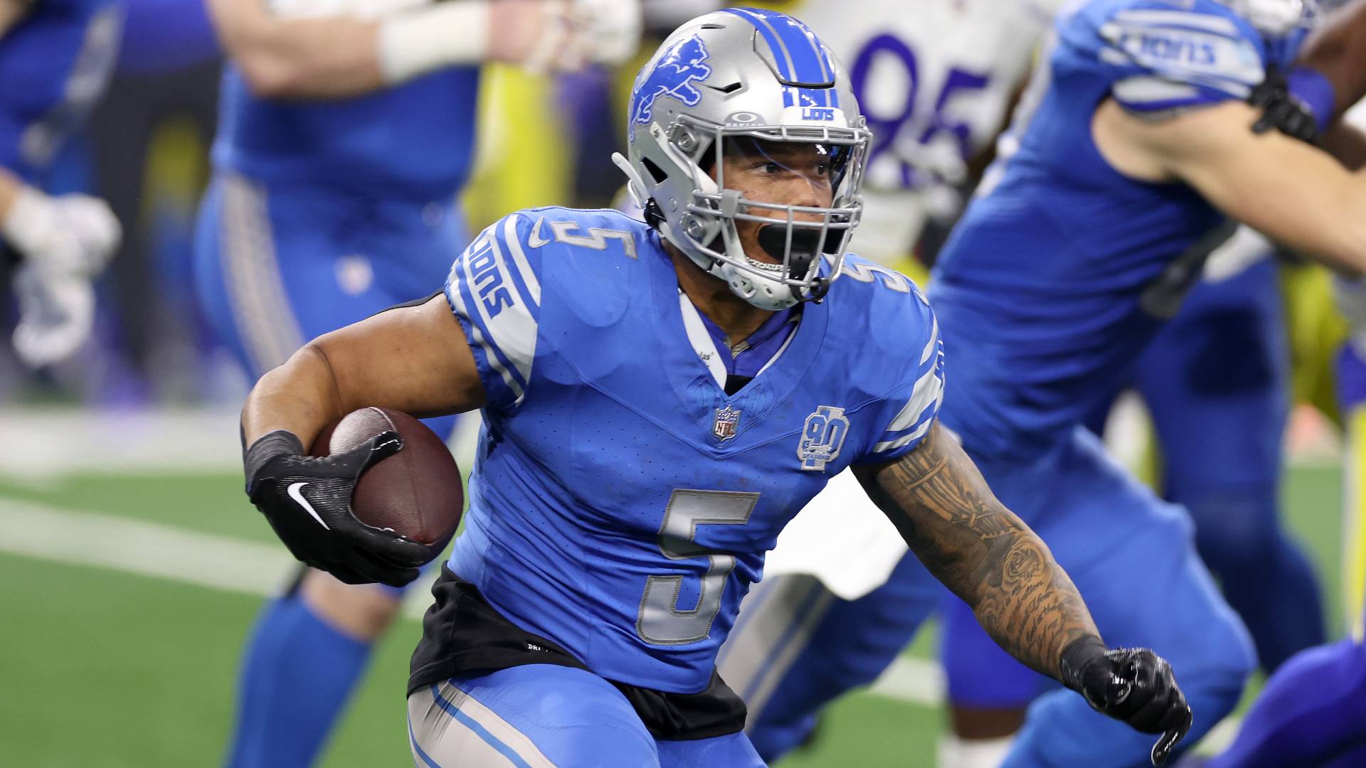 Detroit Lions running back David Montgomery: Stats, salary, position ...