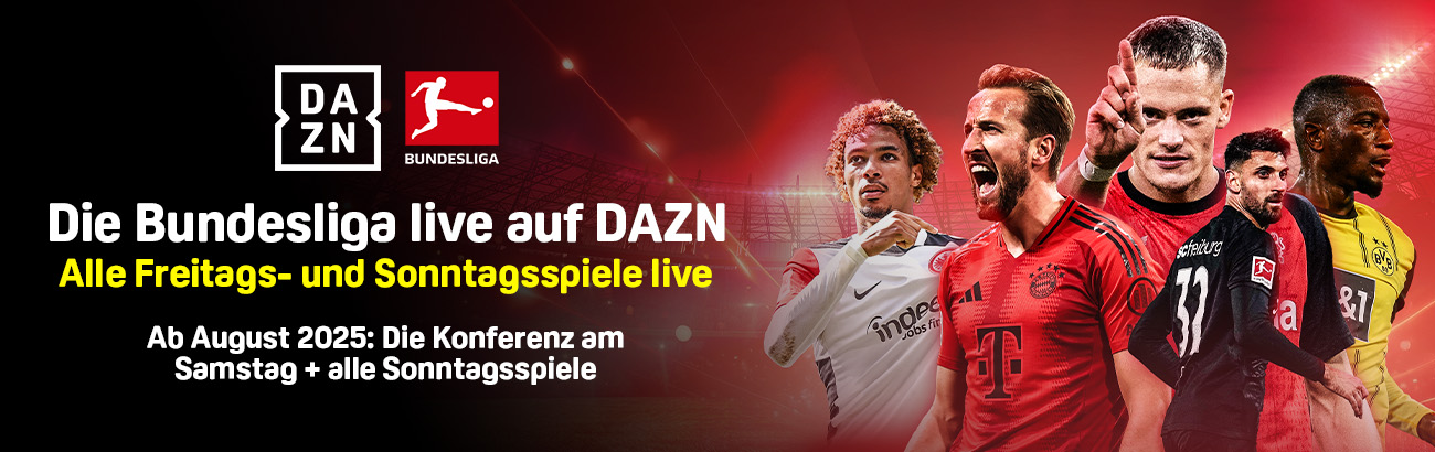 DAZN Bundesliga 2025 Banner