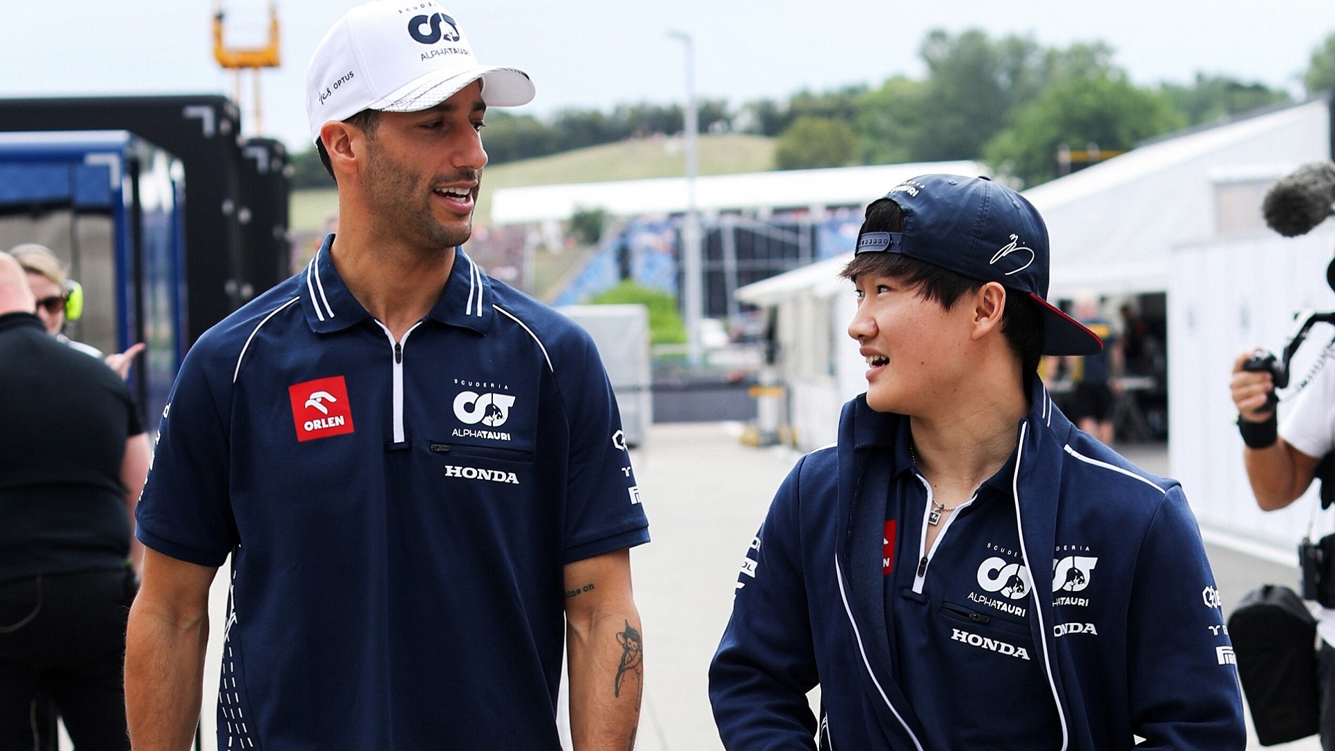 2023-07-27 Ricciardo Tsunoda Yuki Alphatauri F1 Formula 1