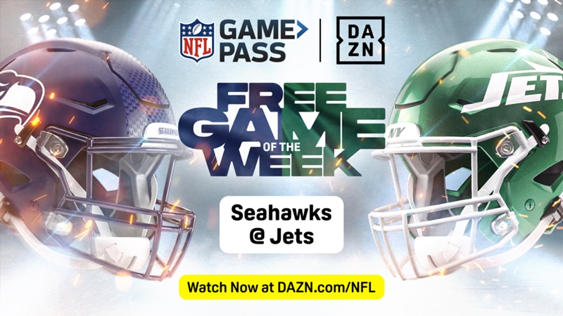 Seattle Seahawks at New York Jets: How to watch Week 13 NFL game for free on DAZN