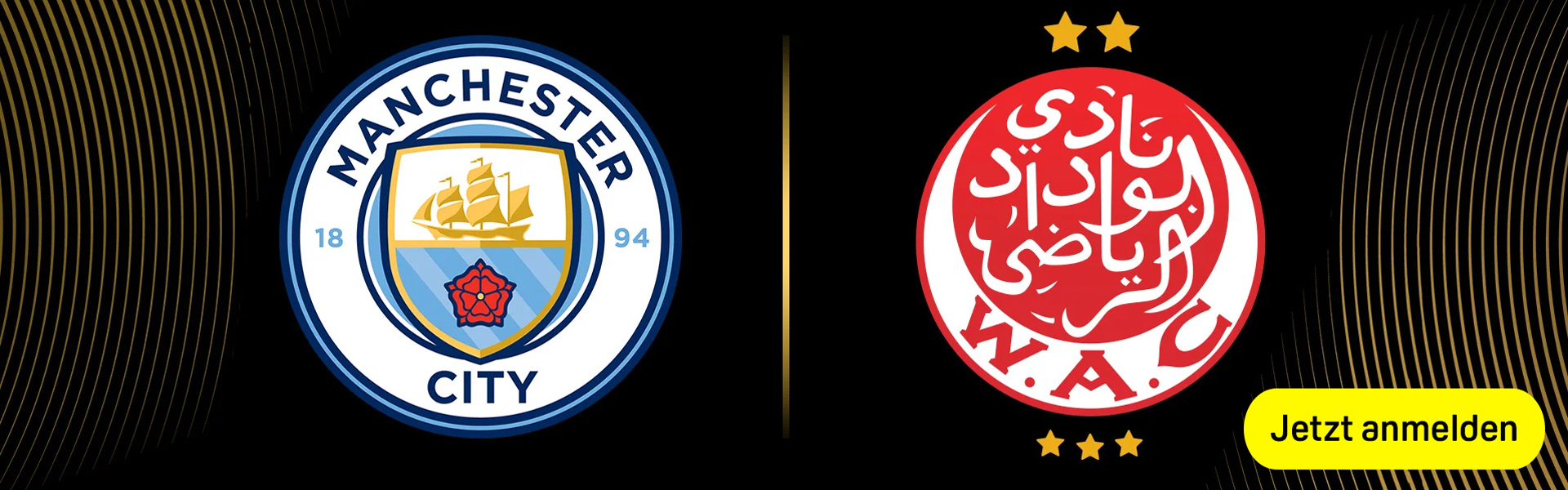 Manchester City Wydad FC CWC Match Banner