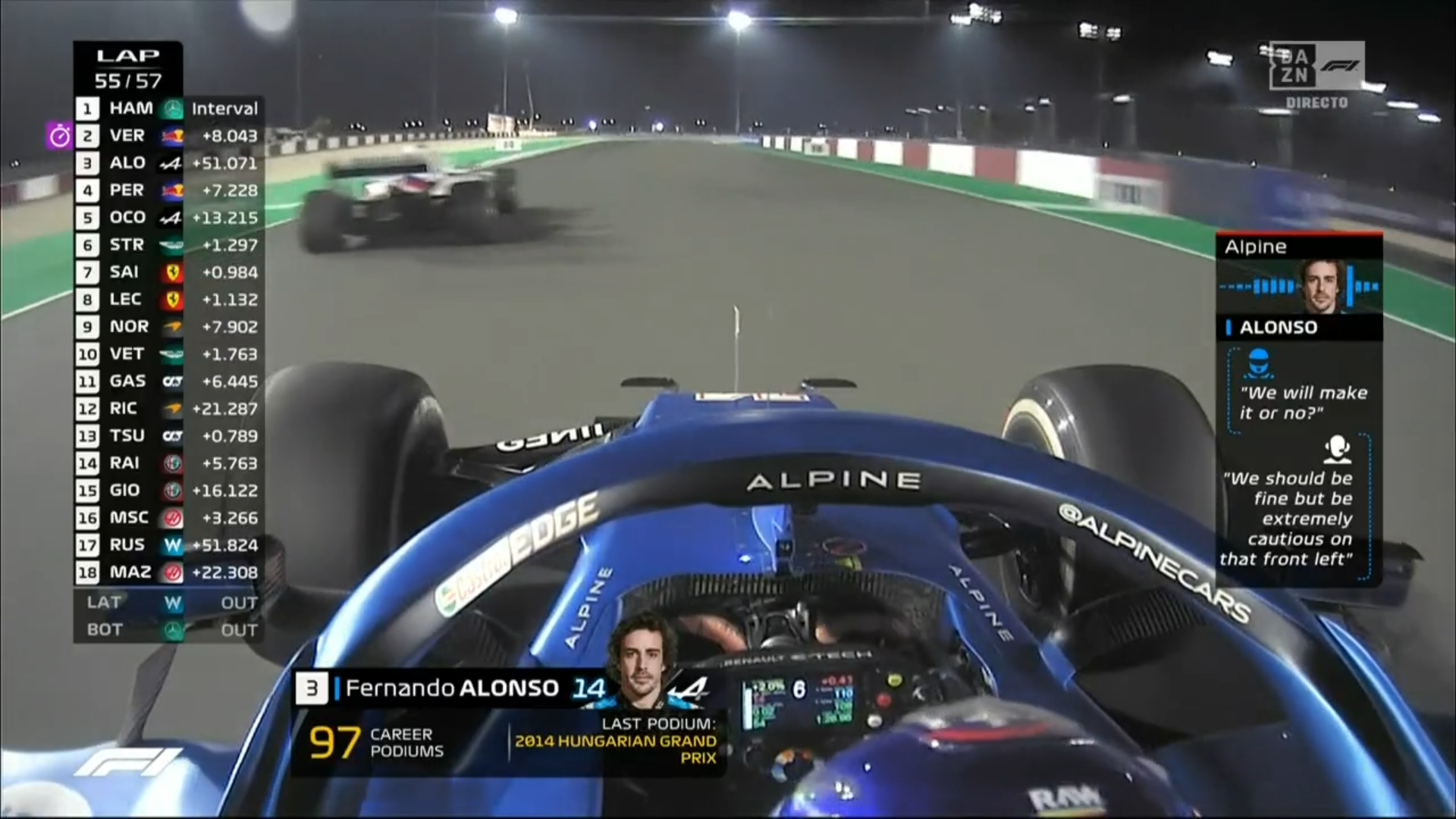 Alpine a todo gas: el coche de Fernando Alonso