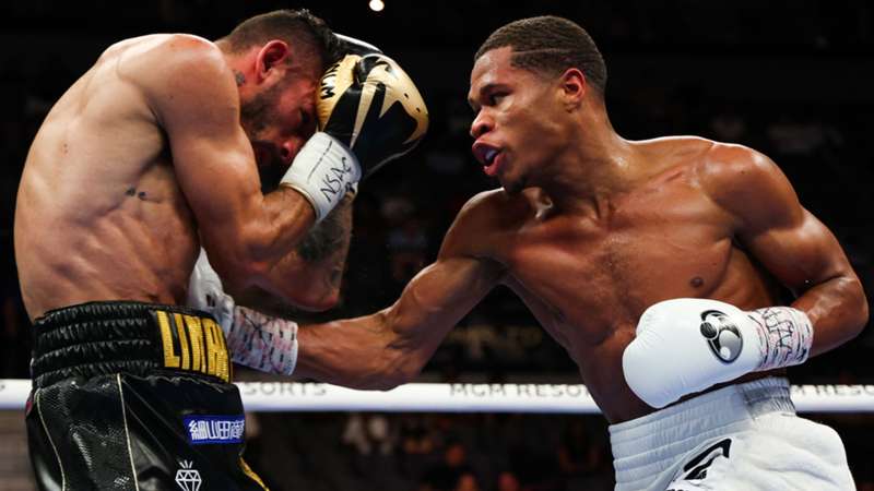 Devin Haney se impuso a Linares en Las Vegas