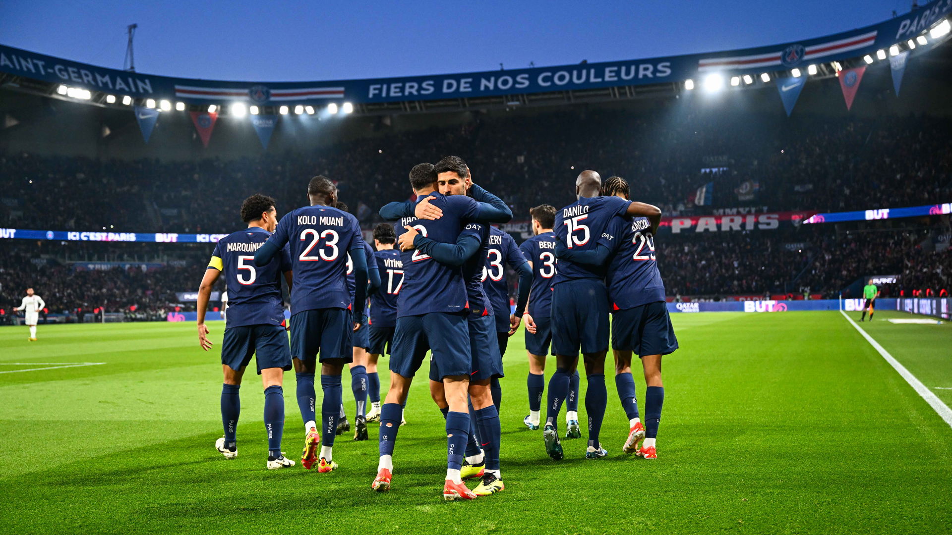 PSG Paris St.-Germain celebration Ligue 1 21042024