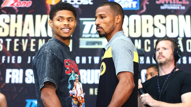 Shakur Stevenson hinted at lightweight ambitions ahead of weigh-in miss