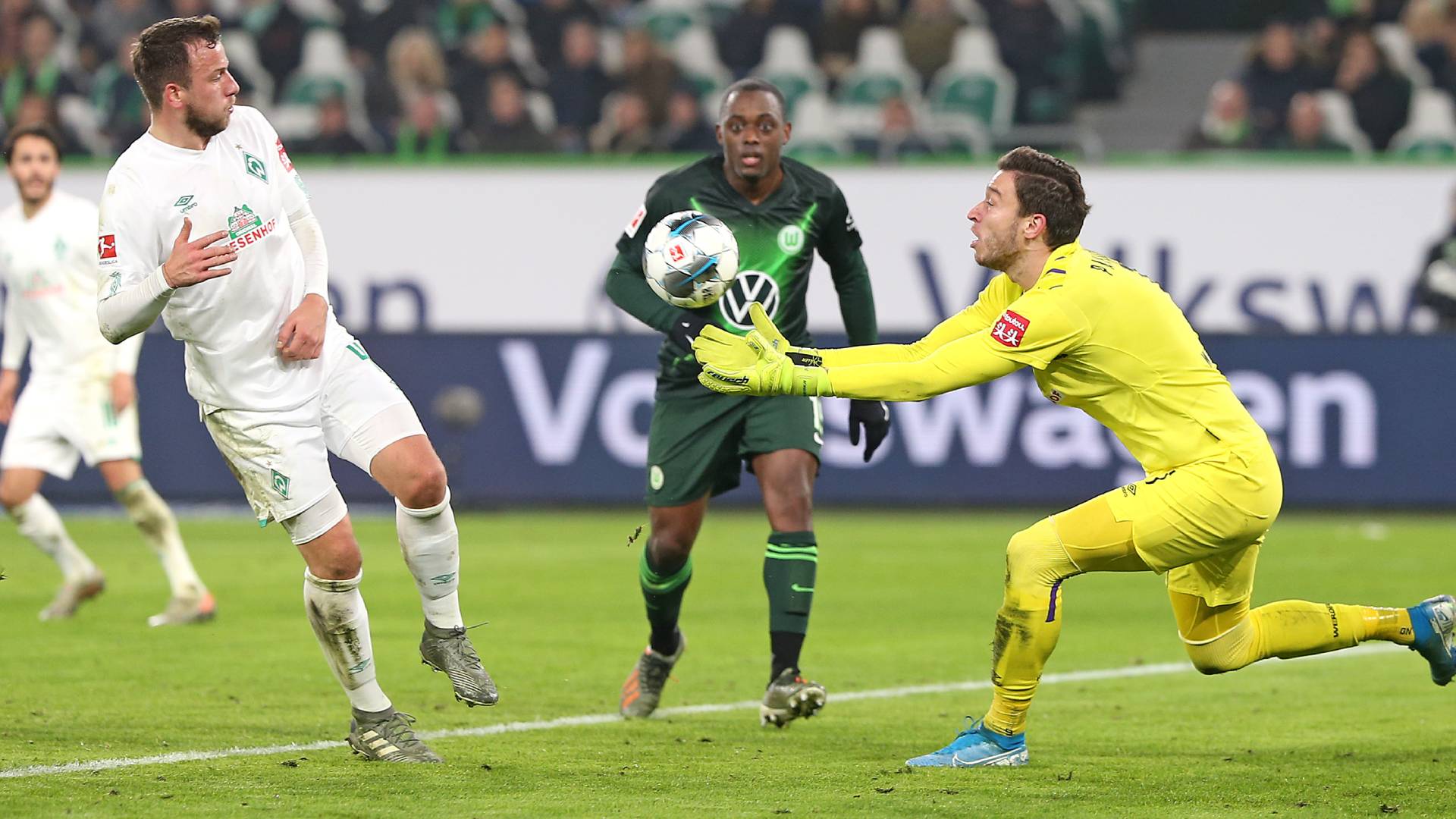 Bundesliga Wolfsburg Werder Hinspiel Saison 20192020