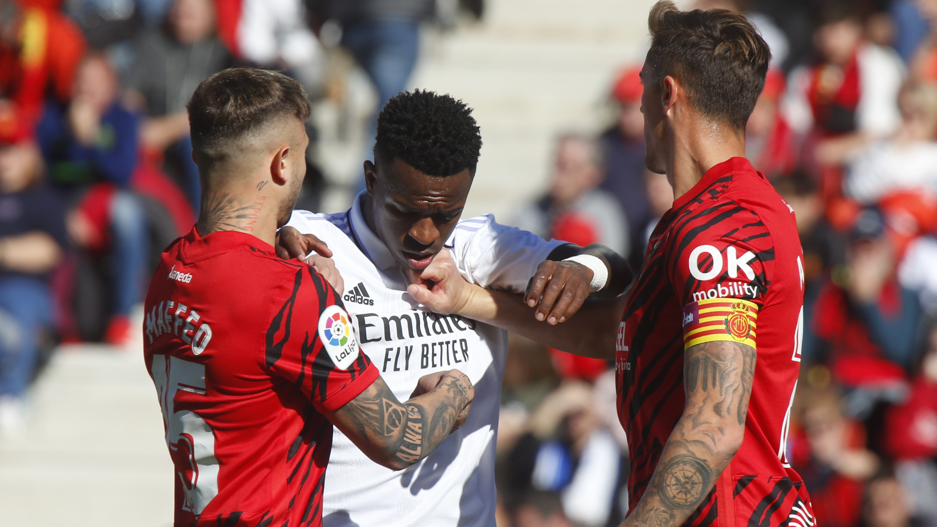 Pablo Maffeo, Vinicius Junior, Antonio Raillo, Real Madrid, Mallorca, LaLiga