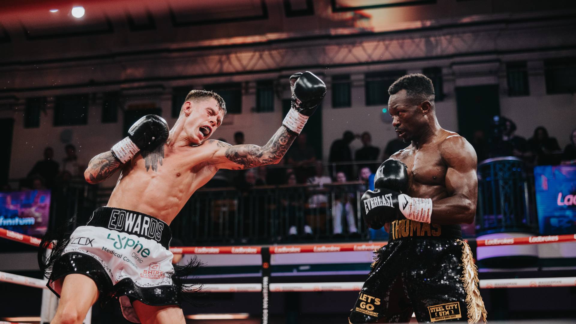 Who won the boxing last night? Charlie Edwards vs. Thomas Essomba and
