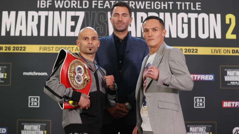 Kiko Martínez y Josh Warrington se encararon en un pesaje eléctrico