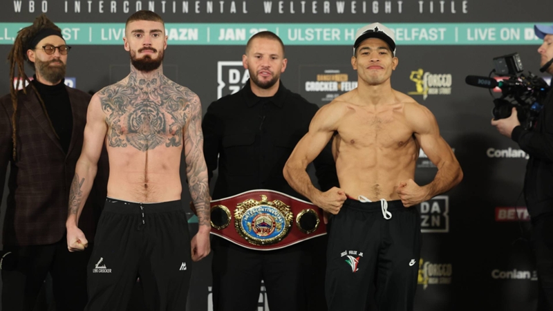 What time is the Lewis Crocker vs. Jose Felix fight tonight? Ringwalks, running order, streaming, how to watch on DAZN