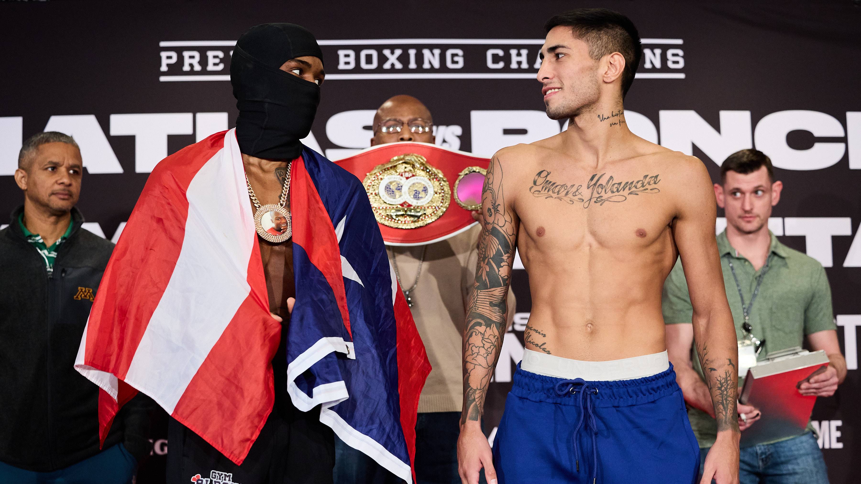 What time is the Subriel Matias vs. Jeremias Ponce fight tonight?  Ringwalks, running order, streaming, how to watch