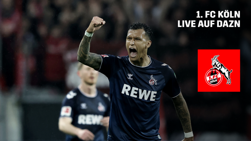 1. FC Köln: Diese Spiele des Effzeh zeigt DAZN live