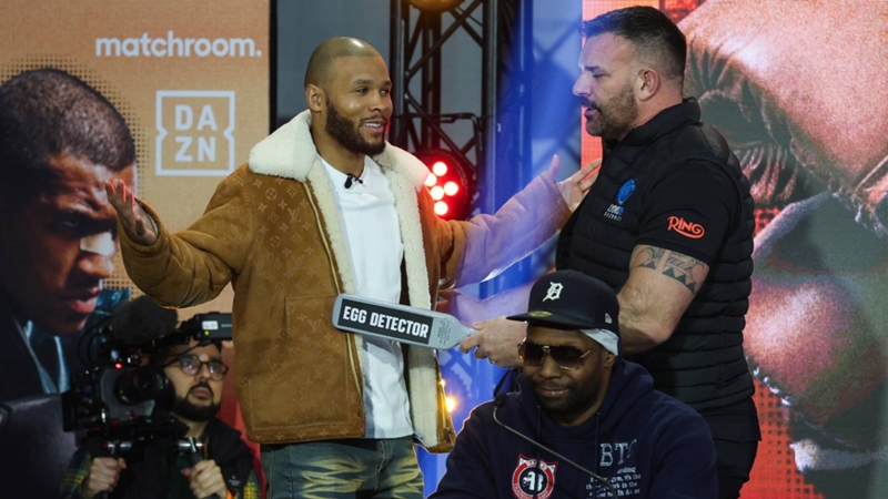 Chris Eubank Jr. cuestiona la abultada multa por golpear a Conor Benn: "100.000 libras por lanzar un huevo me parece un poco excesivo"