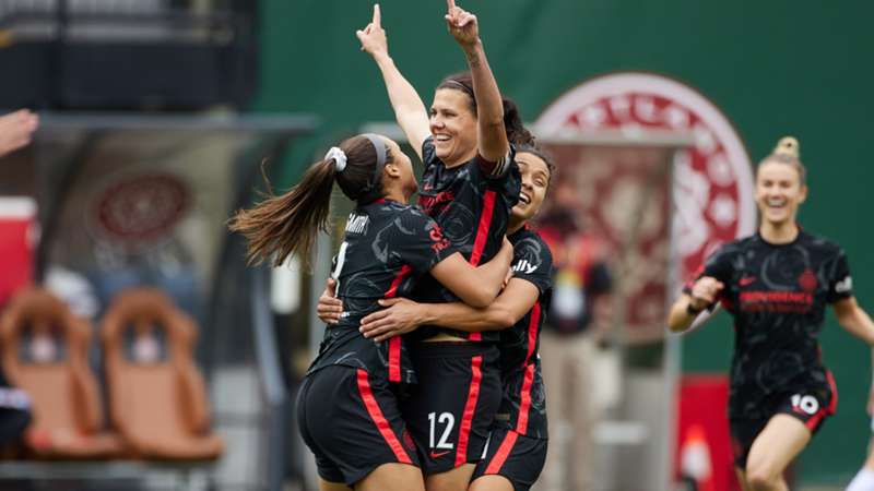 Watch Portland Thorns goalkeeper score an outrageous last-minute backheel equaliser in NWSL