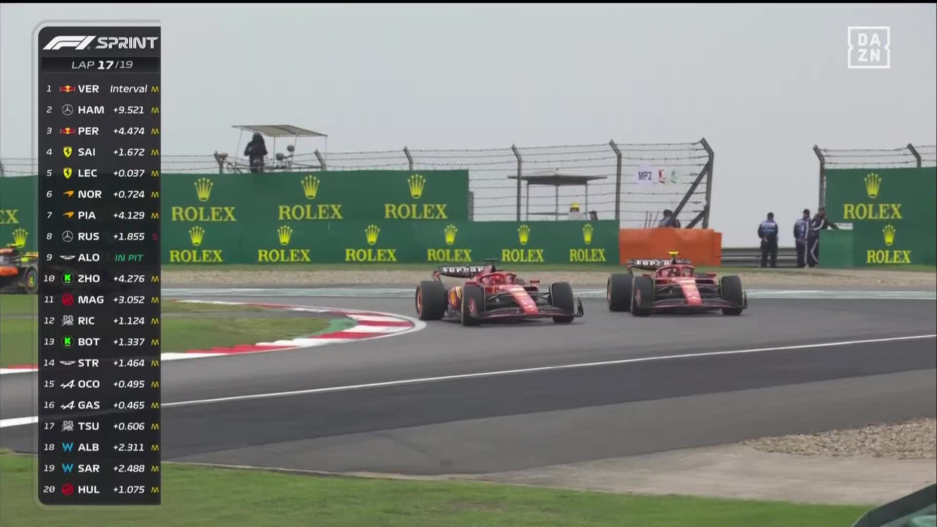 Sainz, Leclerc, GP China, F1, 2024