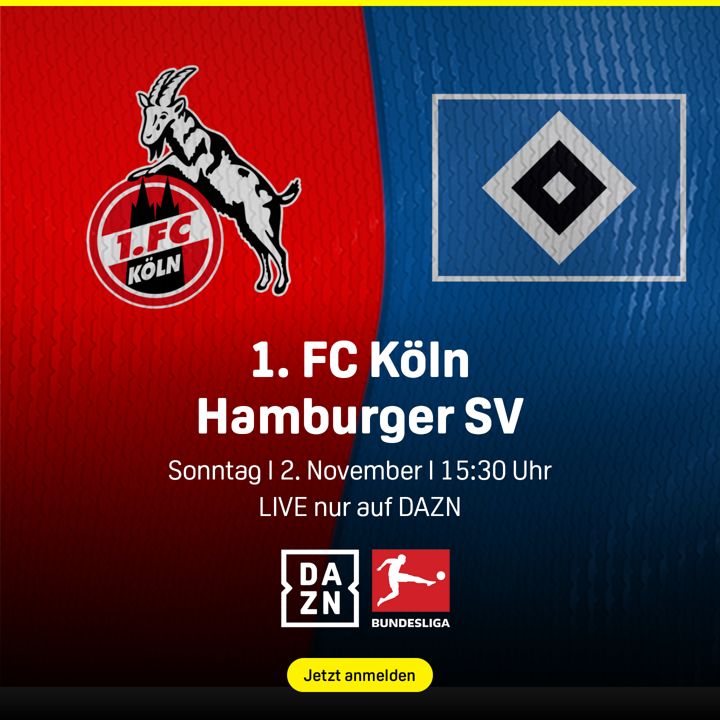 1. FC Köln HSV Hamburger SV Bundesliga