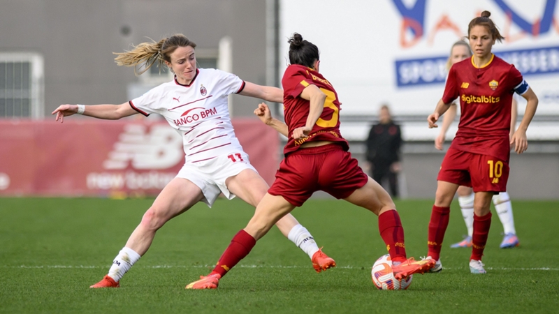 Roma Women-Milan Women è on demand su DAZN