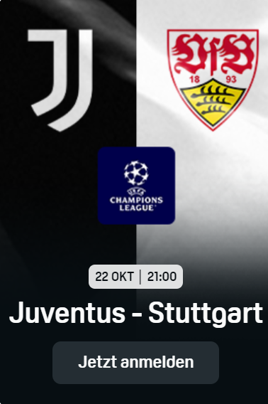 Juventus Turin Vs. VfB Stuttgart: TV, LIVE-STREAM - Alles Zur ...