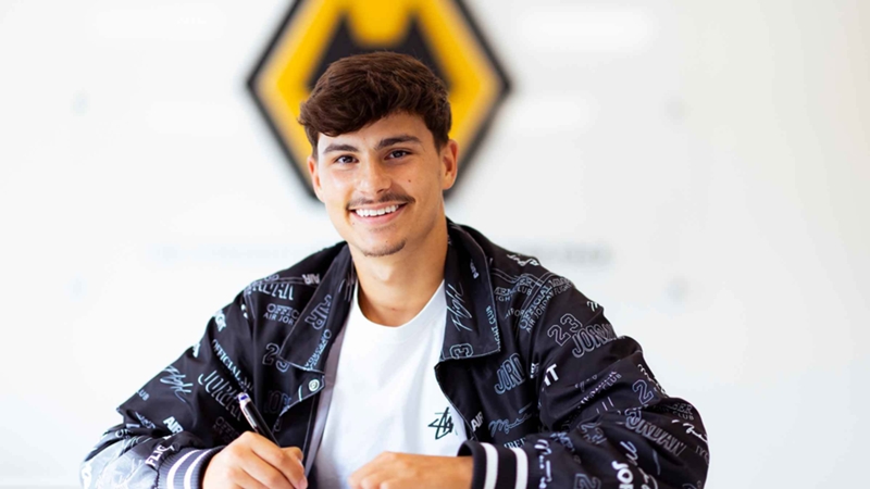 "É um sonho tornado realidade jogar na Premier League": as primeiras declarações de Rodrigo Gomes, o jovem português que é a nova contratação do Wolves