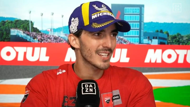 Pecco Bagnaia y el sufrimiento para ser campeón del mundo de MotoGP: "Ha sido la carrera más difícil del año"