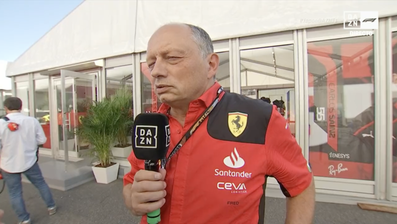 Frederic Vasseur y su elogio a Carlos Sainz tras un fin de semana duro en Las Vegas 2023: "Remontar como lo ha hecho está muy bien"