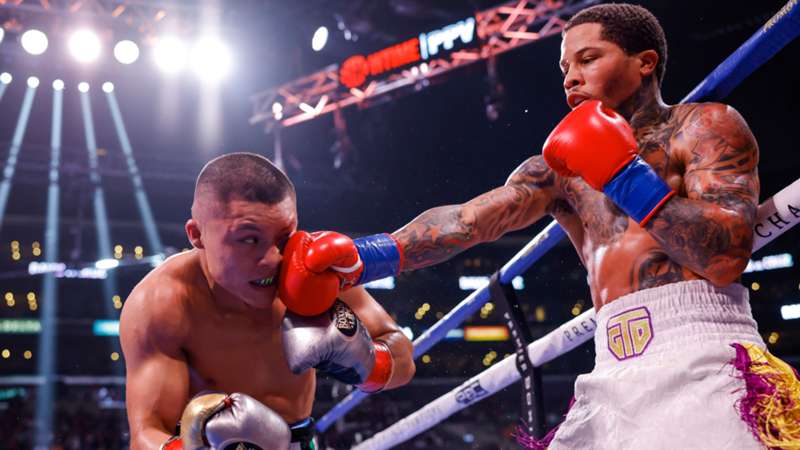 Gervonta Davis ganó un combate más duro de lo esperado ante el mexicano Isaac Cruz