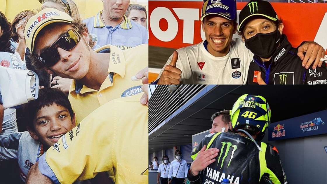 "Valentino Rossi me tocó la cabeza y estuve una semana sin ...