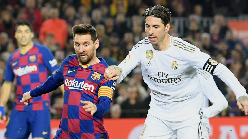 2019-12-18 Lionel Messi Barcelona & Sergio Ramos Real Madrid