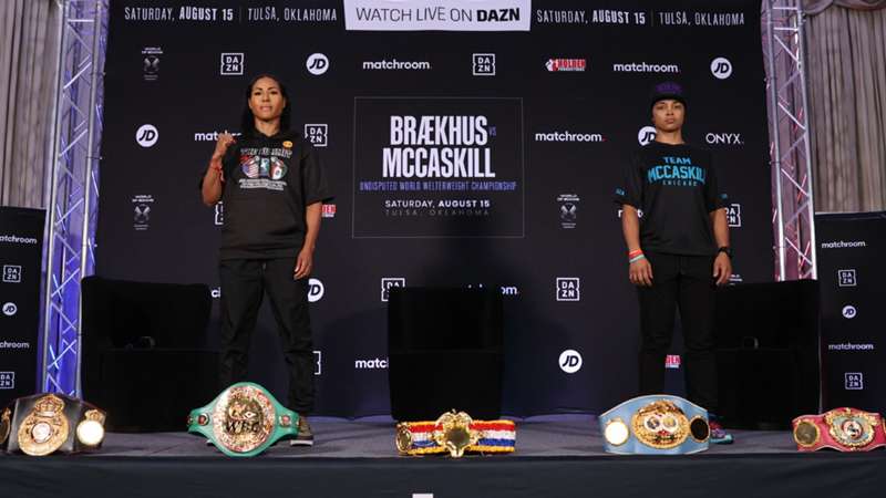 Cecilia Brækhus, Jessica McCaskill make weight ahead of undisputed welterweight title fight