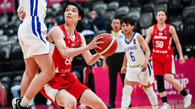 前回大会MVPの赤穂ひまわりが16得点の活躍、バスケットボール女子日本代表が2連勝｜FIBA 女子アジアカップ 2023