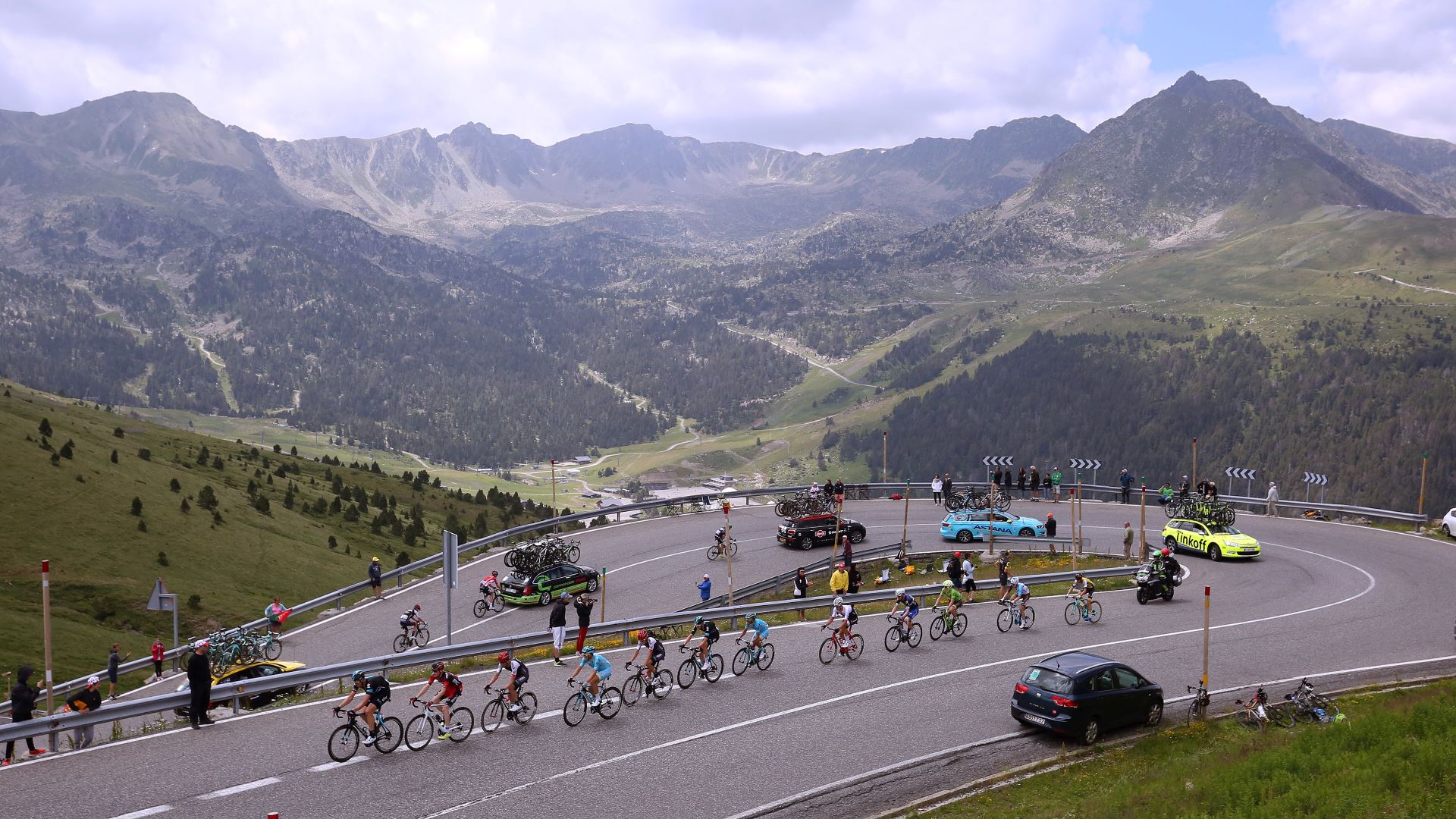 Tour de France Port d'Envalira Pyrenäen LIVE-STREAM