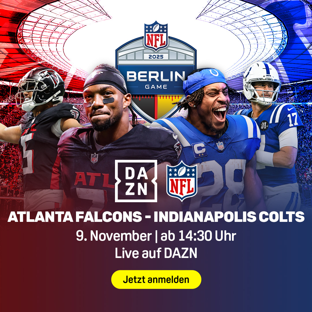 NFL Berlin-Game Atlanta Falcons Indianapolis Colts Banner