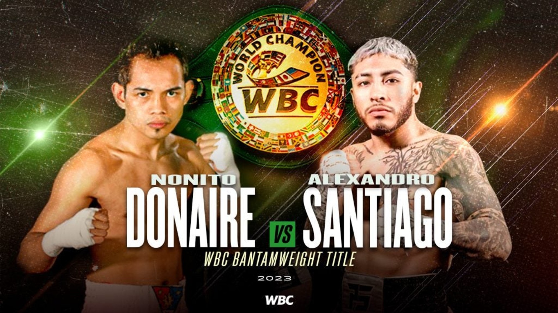 ボンサクレックVS トラッシュ中沼 ボクシングポスターWBC世界フライ級 