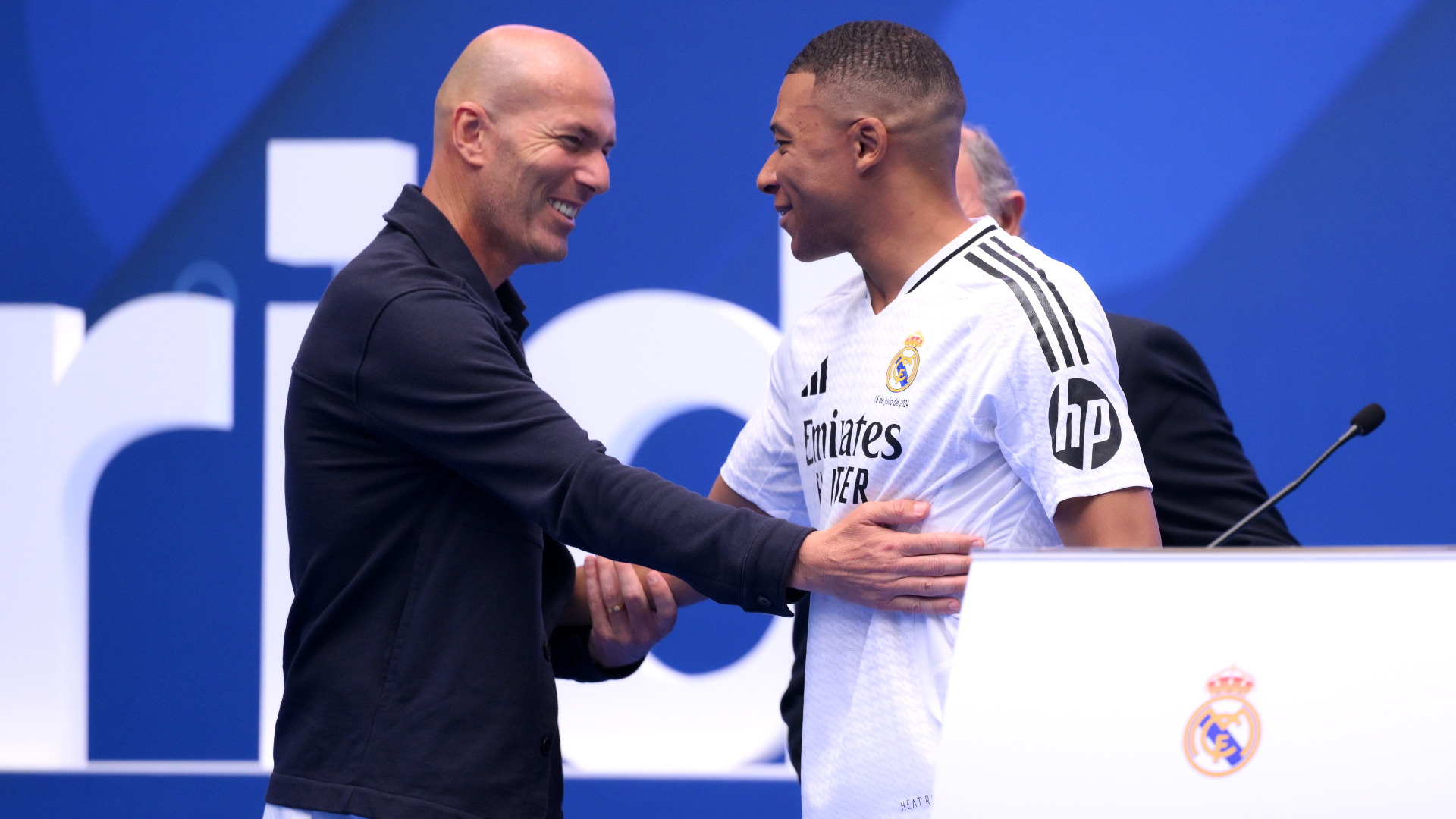 Kylian Mbappé, Zinedine Zidane, Real Madrid, 16 julio 2024