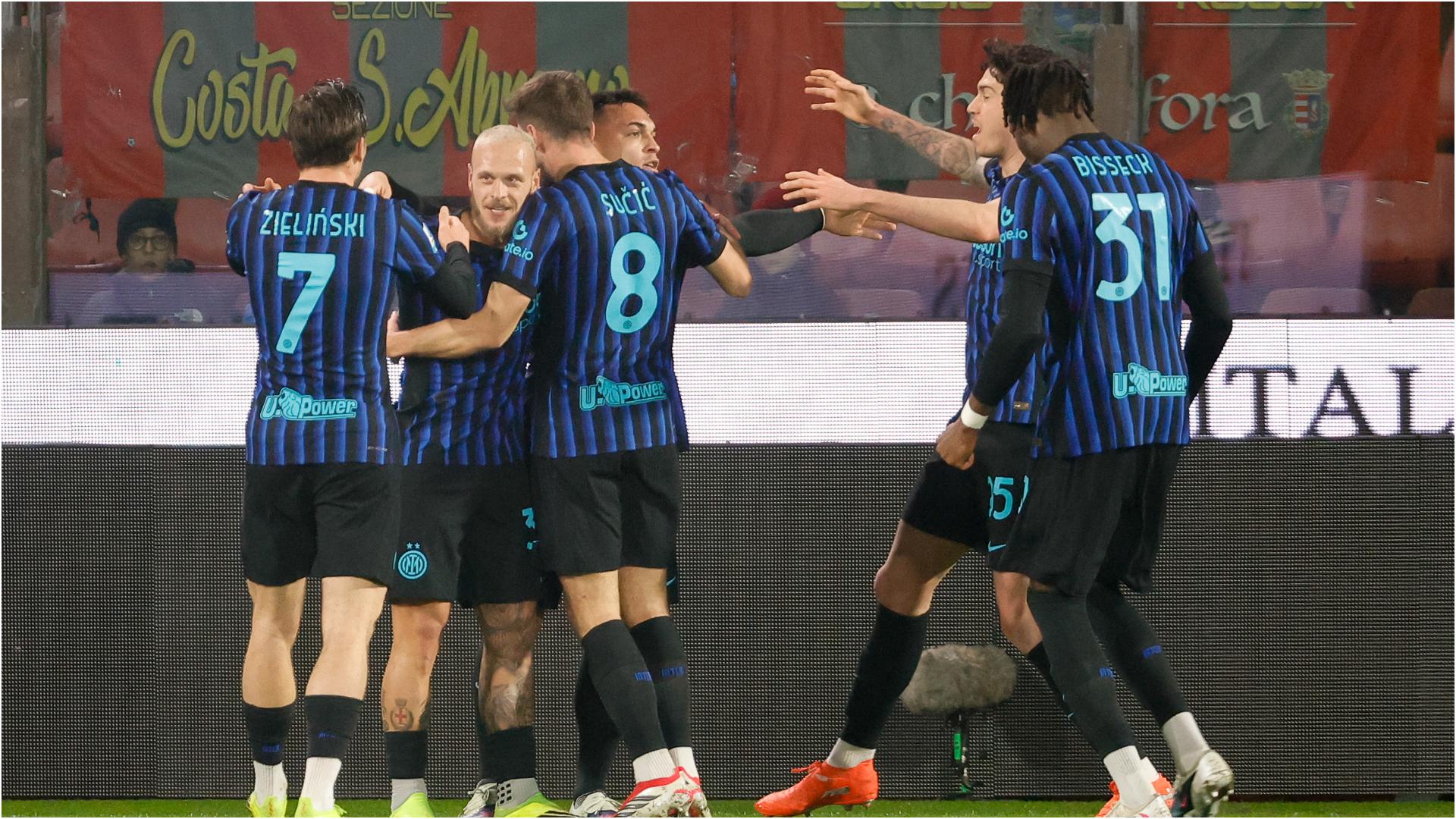 インテルが4連勝で首位キープ。ミランは22試合負けなしで後を追う