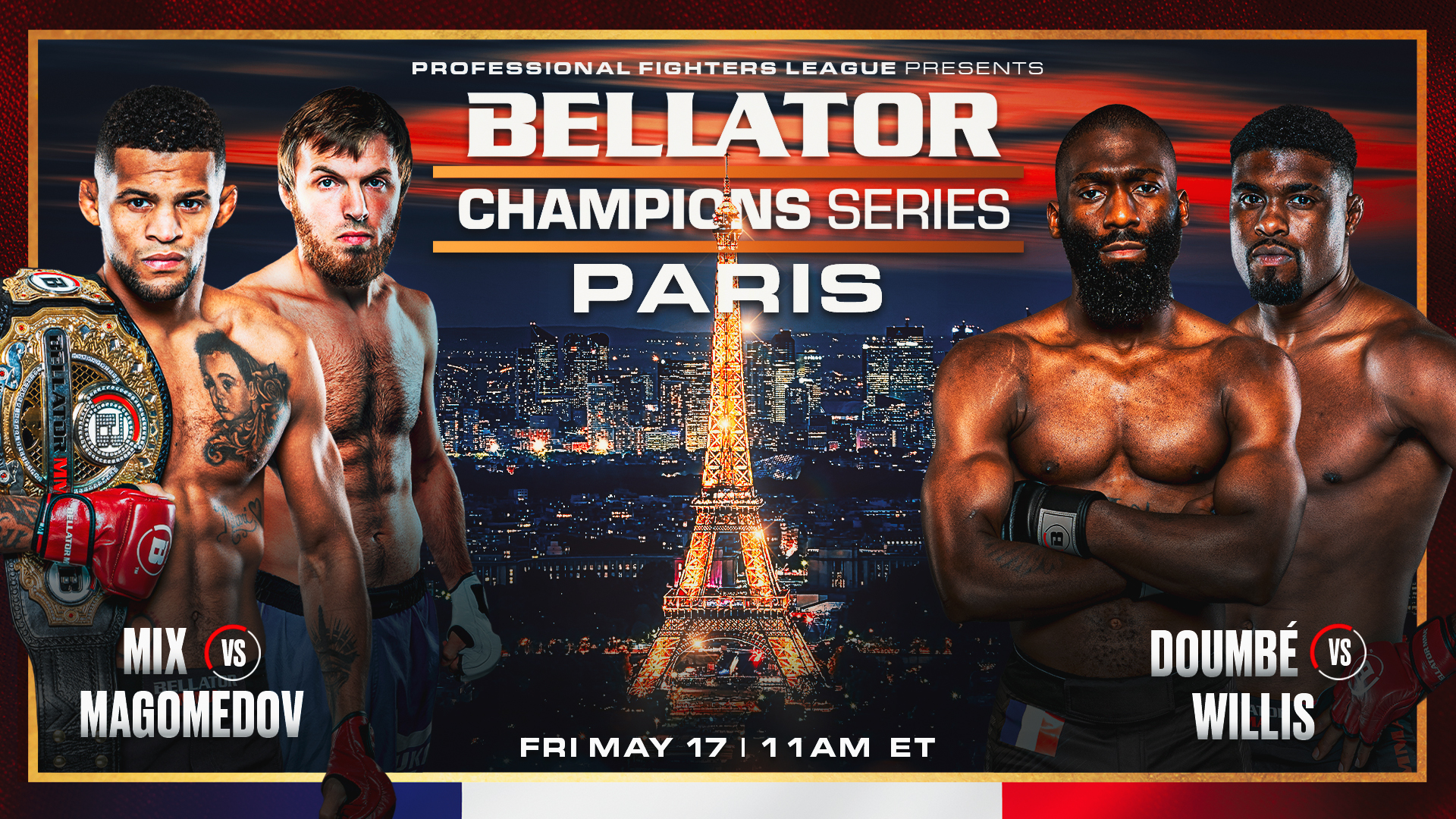 Bellator Champions Series 17. Mai 2024 Cedric Doumbe