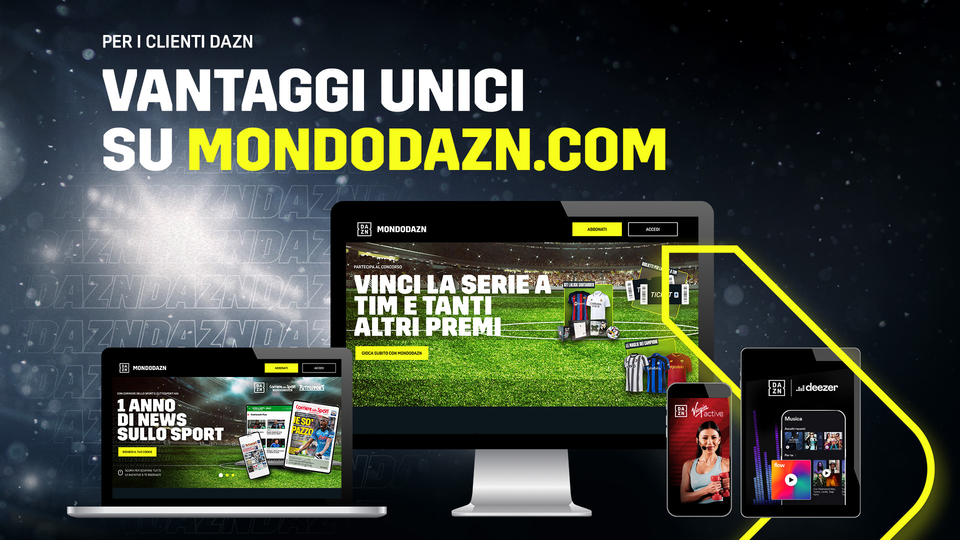 Nasce Mondodazn, La Piattaforma Dedicata Ai Clienti DAZN Che Offre ...