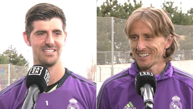 Thibaut Courtois revela en DAZN por qué llaman "vinagre" a Luka Modric