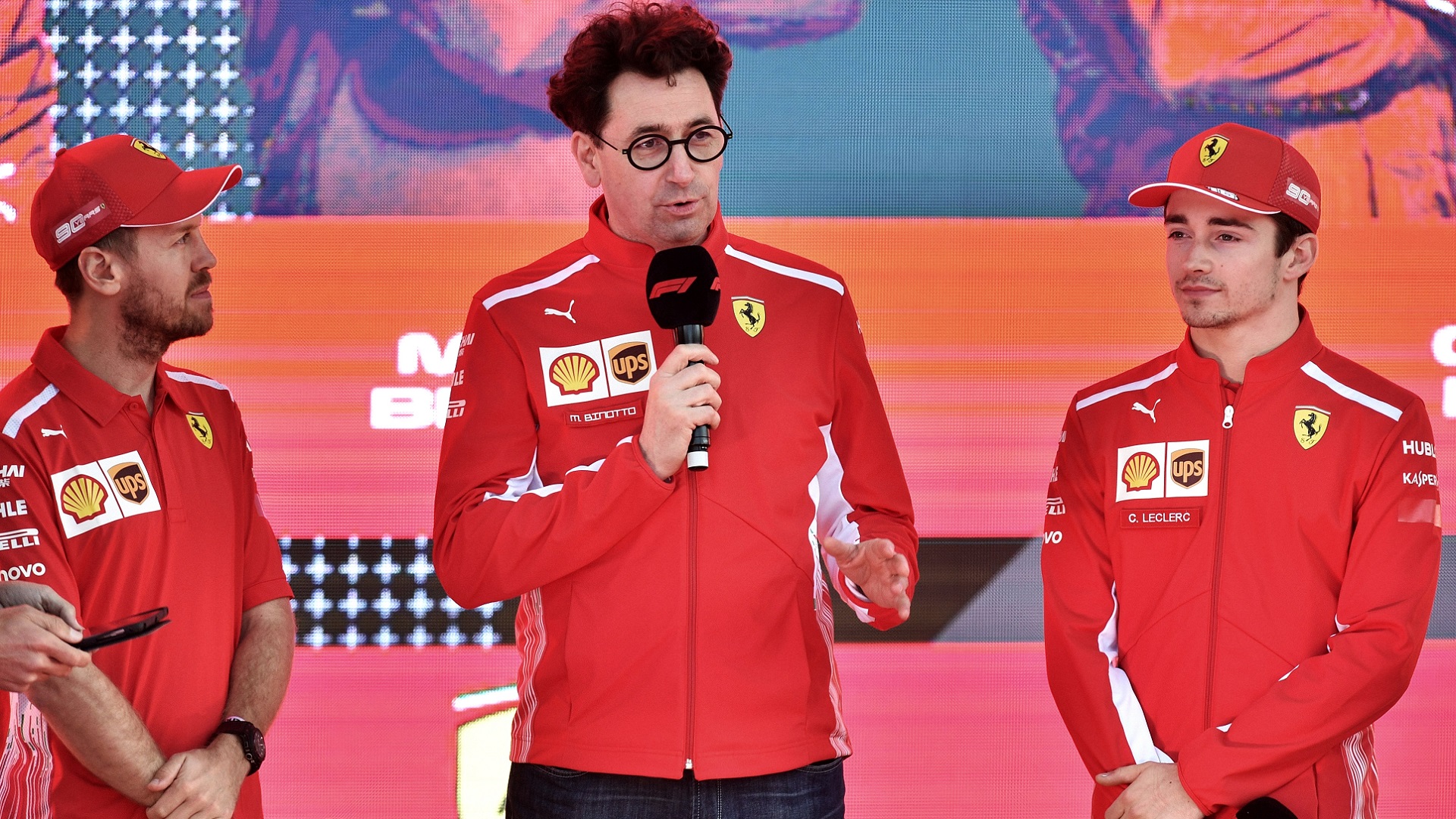2022-12-01 2019 Mattia Binotto Leclerc Vettel Ferrari F1 Formula 1