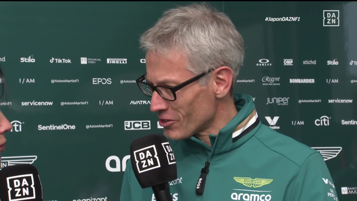 Mike Krack, impresionado con la vuelta de Fernando Alonso en la clasificación del GP de Japón 2024: