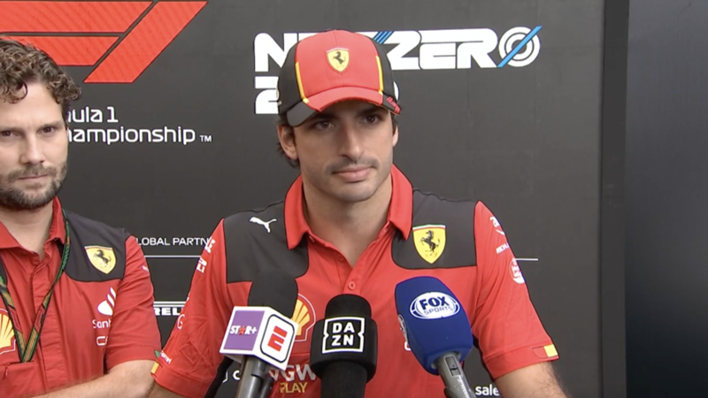 Carlos Sainz y la oportunidad perdida de Ferrari en el GP de Brasil 2023: "Igual podíamos recortar a Mercedes"