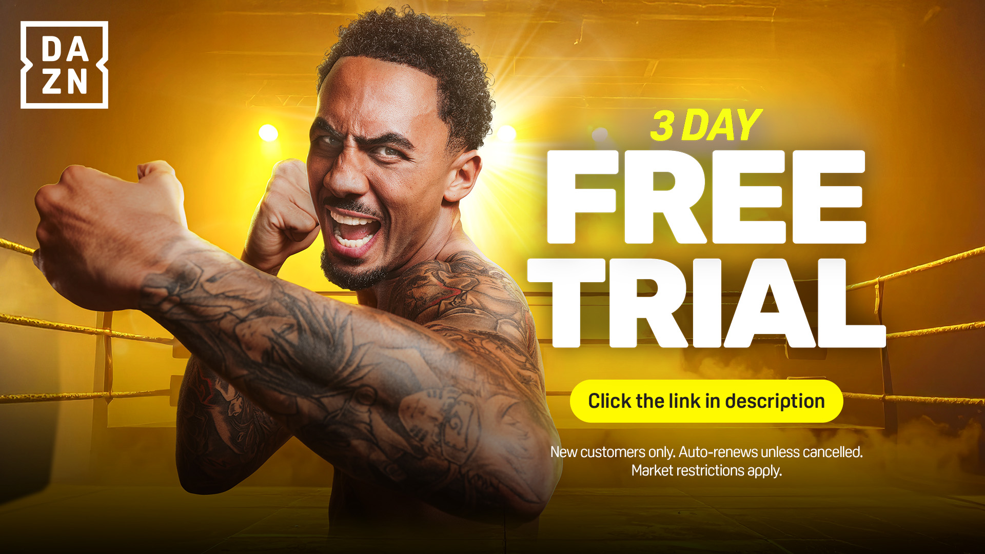 DAZN Black Friday three-day trial