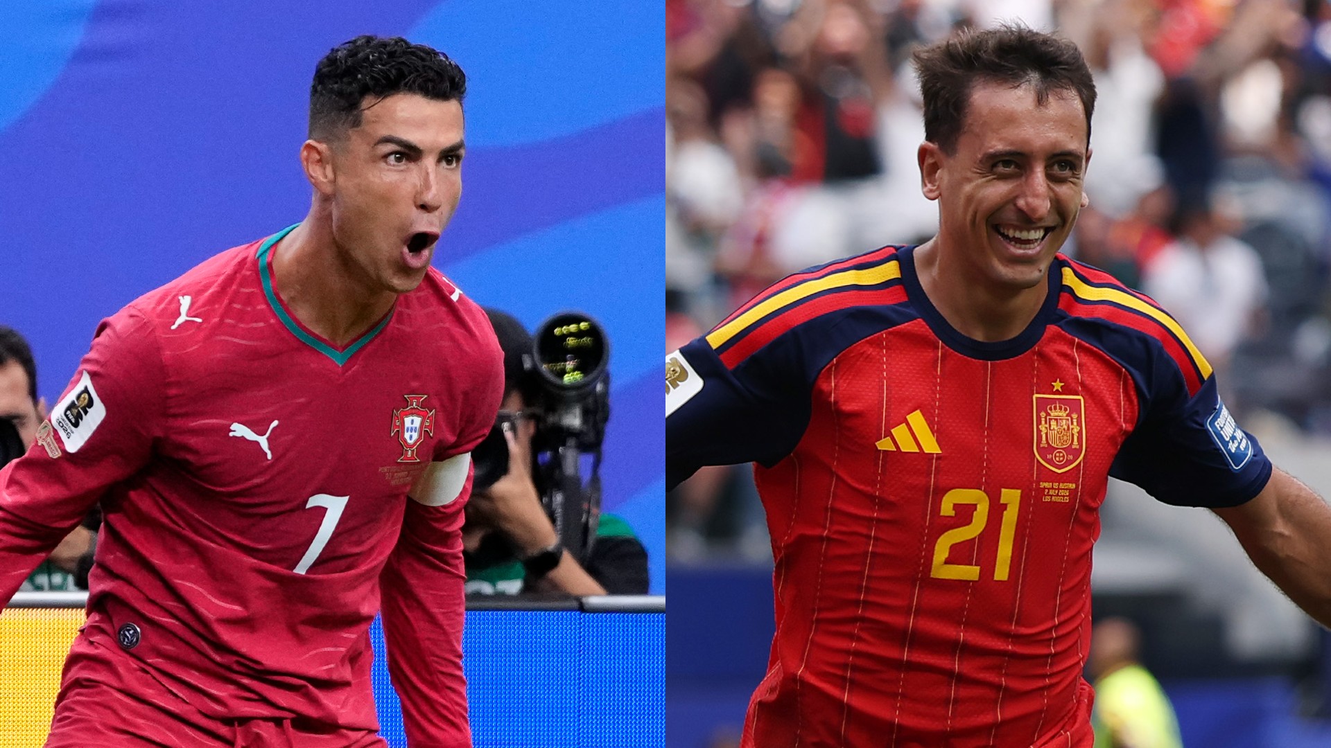 7月7日】ポルトガルvsスペインのテレビ放送・ネット配信予定・視聴方法