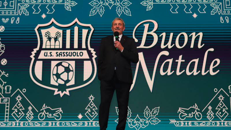 Il Presidente del Sassuolo alla cena di Natale: "Vorrei almeno il 9°/10° posto"