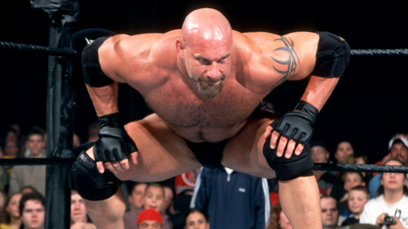 Goldberg previews WWE title match at SummerSlam, facing John Cena and Roman Reigns, wrestling at 53